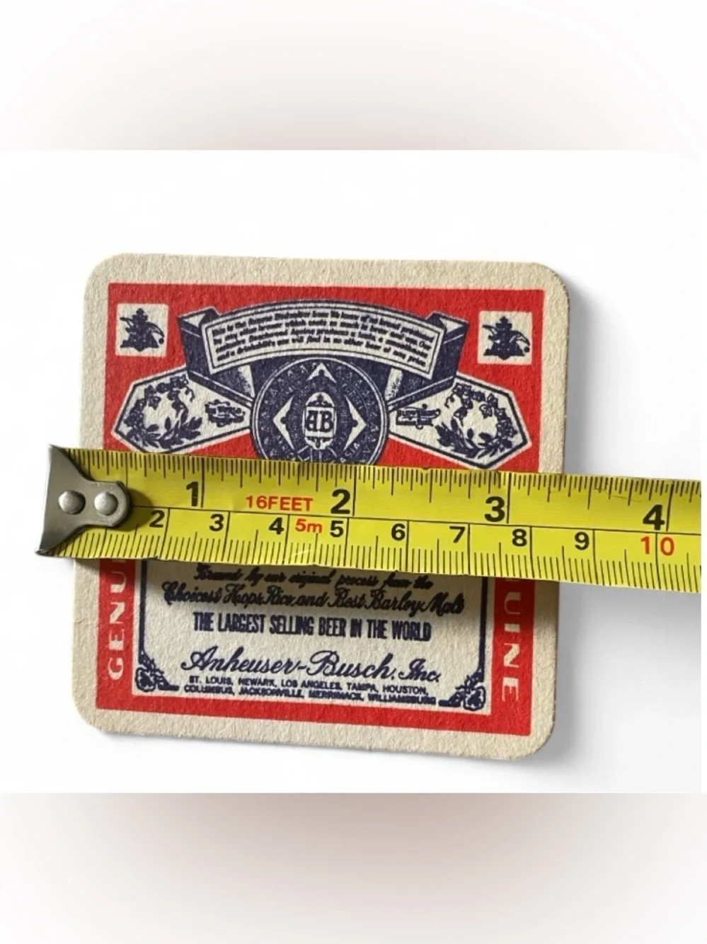 Vintage Budweiser Beer Coasters Set of 18 | Classic Breweriana Advertising | NOS